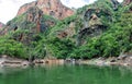 Boattrip on the Blyde River part of the famous Panorama Route in South Africa, from a boat. Royalty Free Stock Photo
