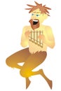 Pan, the mythological god Royalty Free Stock Photo