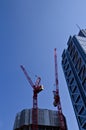 Pan Pacific Hotel skyscraper under construction in London Royalty Free Stock Photo