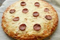 Pan pizza Royalty Free Stock Photo