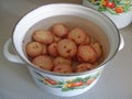 Pan of potatoes
