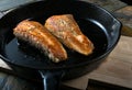 Pan seared salmon fish