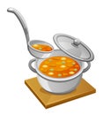 Pan of soup