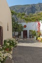 Panagia Episkopi Church in Santorini island, Thira, Cyclades, Greece Royalty Free Stock Photo