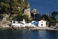 Panagia island, Parga, Greece Royalty Free Stock Photo