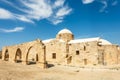 Panagia Odigitria or Virgin Mary church with ruined arch, Kouklia village, Paphos region, Cyprus Royalty Free Stock Photo