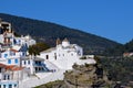 Greece ,Panagitsa of Pyrgos, Skopelos Town Royalty Free Stock Photo