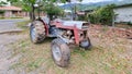 Panama, Boquete, old rusty tractor