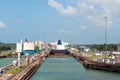 Panama Canal - Gatun Locks Royalty Free Stock Photo