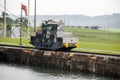 Panama Canal - Gatun Locks Royalty Free Stock Photo