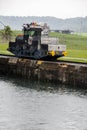 Panama Canal - Gatun Locks Royalty Free Stock Photo