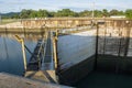 Panama Canal - Gatun Locks Royalty Free Stock Photo