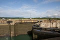 Panama Canal - Gatun Locks Royalty Free Stock Photo