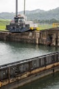 Panama Canal - Gatun Locks Royalty Free Stock Photo