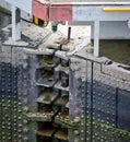 Panama Canal Lock Gate Royalty Free Stock Photo