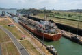 The Panama Canal, Miraflores Locks, Panama City Royalty Free Stock Photo