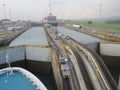 Panama Canal Mules Royalty Free Stock Photo