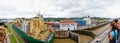 Panama Canal Panorama Royalty Free Stock Photo
