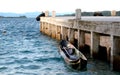 Panama cayuca boat Porvenir Island Royalty Free Stock Photo