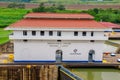 PANAMA CITY, PANAMA - APRIL 20, 2018: The Miraflores Locks is one of three locks that form part of the Panama Canal. The