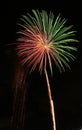 Panama City Beach florida Fireworks time lapse celebration pyrotechnics Royalty Free Stock Photo