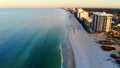 Panama City Beach, Florida, Gulf of Mexico, Aerial Flying, Amazing Landscape