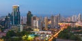 Panama City during the Blue Hour Royalty Free Stock Photo