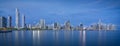 Panama City & Blue Hour Royalty Free Stock Photo