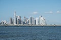 Panama City coastal view skyline of business district