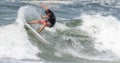 Surfer in the Gulf of Mexico