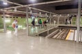 PANAMA CITY, PANAMA - MAY 27, 2016: Interior of a station of Panama Metr