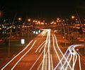 Panama-city at night Royalty Free Stock Photo