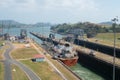 The Panama Canal, Miraflores Locks, Panama City Royalty Free Stock Photo