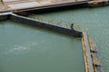The Panama Canal, Miraflores Locks, Panama City Royalty Free Stock Photo