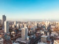 Panama city skyline - modern city skyline - skyscraper building Royalty Free Stock Photo