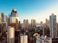 Panama city skyline - modern city skyline - skyscraper building Royalty Free Stock Photo