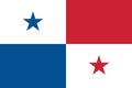 Flag of Panama isolated , Symbols of Panama ,template for banner,card,advertising ,promote, TV commercial, ads, web design,