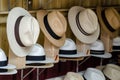 Panama hats Royalty Free Stock Photo