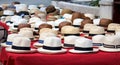 Panama hats Royalty Free Stock Photo