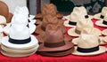 Panama hats Royalty Free Stock Photo