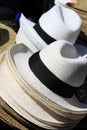 Panama hats Royalty Free Stock Photo