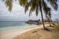 Panama house on san blas island Royalty Free Stock Photo