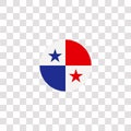 panama icon sign and symbol. panama color icon for website design and mobile app development. Simple Element from countrys flags Royalty Free Stock Photo