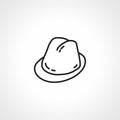 Panama line icon. hat icon