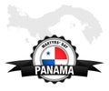 Panama Martyrs Day. Panama flag and map vector