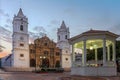 Panama Metropolitan Cathedral in Casco Antiguo Square Royalty Free Stock Photo