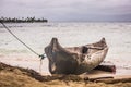 Panama native boat San Blas islands