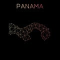 Panama network map.