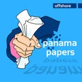 Panama Papers Business Man Hide Private Document