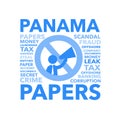 Panama Papers Crime Scandal Royalty Free Stock Photo